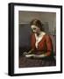 Reading Girl, C. 1845-50-Jean-Baptiste-Camille Corot-Framed Giclee Print