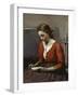 Reading Girl, C. 1845-50-Jean-Baptiste-Camille Corot-Framed Giclee Print