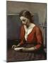 Reading Girl, C. 1845-50-Jean-Baptiste-Camille Corot-Mounted Giclee Print