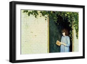 Reading Girl-Ditz-Framed Giclee Print