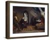 Reading in the studio-Christian Krohg-Framed Giclee Print