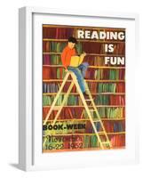 Reading Is Fun Poster-Roger Duvoisin-Framed Giclee Print