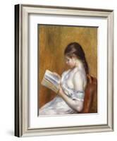 Reading; La Lecture, 1888-Pierre-Auguste Renoir-Framed Giclee Print