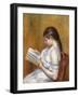 Reading; La Lecture, 1888-Pierre-Auguste Renoir-Framed Giclee Print