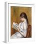 Reading; La Lecture, 1888-Pierre-Auguste Renoir-Framed Giclee Print