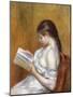 Reading; La Lecture, 1888-Pierre-Auguste Renoir-Mounted Giclee Print