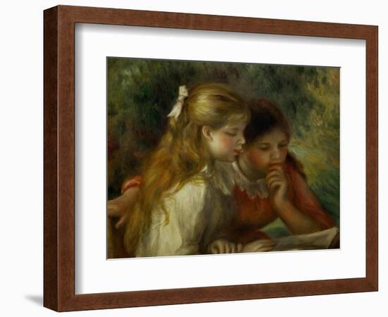 Reading (La Lecture), 1890-1895-Pierre-Auguste Renoir-Framed Giclee Print