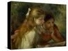 Reading (La Lecture), 1890-1895-Pierre-Auguste Renoir-Stretched Canvas
