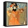 Reading Le Rire 1896-null-Framed Stretched Canvas