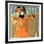 Reading Le Rire 1896-null-Framed Art Print