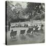 Reading Lesson Outside, Bostall Woods Open Air School, London, 1907-null-Stretched Canvas