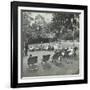 Reading Lesson Outside, Bostall Woods Open Air School, London, 1907-null-Framed Photographic Print