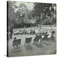 Reading Lesson Outside, Bostall Woods Open Air School, London, 1907-null-Stretched Canvas