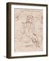 Reading Madonna And Child in a Landscape Betweem Two Cherub Heads-Raphael-Framed Giclee Print