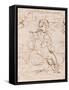 Reading Madonna And Child in a Landscape Betweem Two Cherub Heads-Raphael-Framed Stretched Canvas