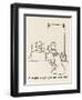 Reading Mirror-William Heath Robinson-Framed Art Print