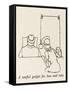 Reading Mirror-William Heath Robinson-Framed Stretched Canvas