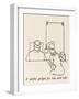 Reading Mirror-William Heath Robinson-Framed Art Print