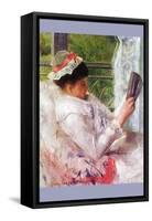 Reading Mrs. (Lydia Cassatt) By Cassatt-Mary Cassatt-Framed Stretched Canvas