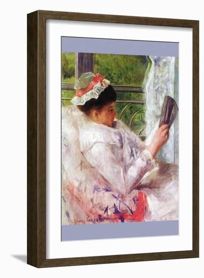 Reading Mrs. (Lydia Cassatt) By Cassatt-Mary Cassatt-Framed Art Print