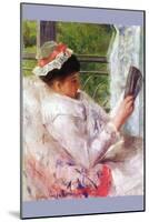Reading Mrs. (Lydia Cassatt) By Cassatt-Mary Cassatt-Mounted Art Print