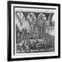 Reading of the Augsburg Confession on 25 June 1530 in the Augsburger Reichstag, C.1530-German School-Framed Giclee Print