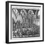 Reading of the Augsburg Confession on 25 June 1530 in the Augsburger Reichstag, C.1530-German School-Framed Giclee Print