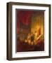 Reading of the Law in a Synagogue-Solomon Alexander Hart-Framed Giclee Print