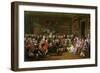 Reading of the Tragedy "L'Orphelin De La Chine" in the Salon of Madame Geoffrin-Anicet-Charles Lemonnier-Framed Giclee Print
