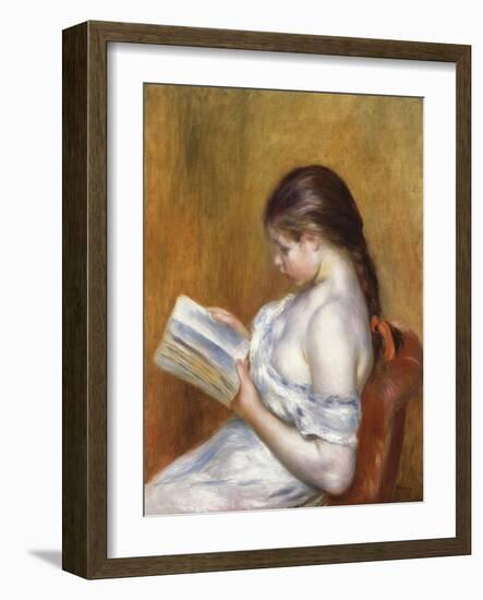 Reading, Painted in 1888-Edgar Degas-Framed Giclee Print