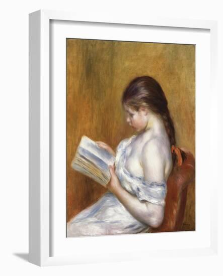 Reading, Painted in 1888-Edgar Degas-Framed Giclee Print