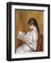 Reading, Painted in 1888-Edgar Degas-Framed Giclee Print