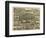 Reading, Pennsylvania - Panoramic Map-Lantern Press-Framed Art Print