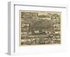 Reading, Pennsylvania - Panoramic Map-Lantern Press-Framed Art Print