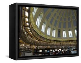 Reading Room, British Museum, London, England, United Kingdom-Charles Bowman-Framed Stretched Canvas