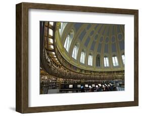 Reading Room, British Museum, London, England, United Kingdom-Charles Bowman-Framed Photographic Print