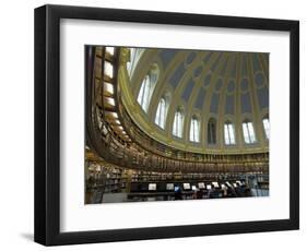 Reading Room, British Museum, London, England, United Kingdom-Charles Bowman-Framed Photographic Print