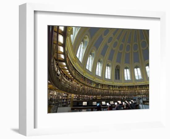 Reading Room, British Museum, London, England, United Kingdom-Charles Bowman-Framed Photographic Print