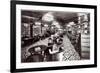 Reading Room on the Ocean Liner 'Ile De France', 1926 (B/W Photo)-French Photographer-Framed Giclee Print