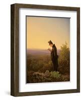 Reading the Breviary, the Evening-Carl Spitzweg-Framed Giclee Print