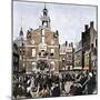 Reading the Declaration of Independence at the Old State House in Boston, c.1776-null-Mounted Giclee Print