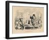 'Reading the Dream', c1860, (c1860)-John Leech-Framed Giclee Print