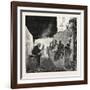 Reading the Koran in an Ancient Temple. Egypt, 1879-null-Framed Giclee Print