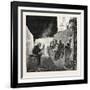 Reading the Koran in an Ancient Temple. Egypt, 1879-null-Framed Giclee Print