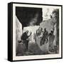 Reading the Koran in an Ancient Temple. Egypt, 1879-null-Framed Stretched Canvas