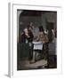 Reading the News-David Wilkie-Framed Giclee Print