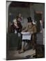 Reading the News-David Wilkie-Mounted Giclee Print