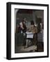 Reading the News-David Wilkie-Framed Giclee Print
