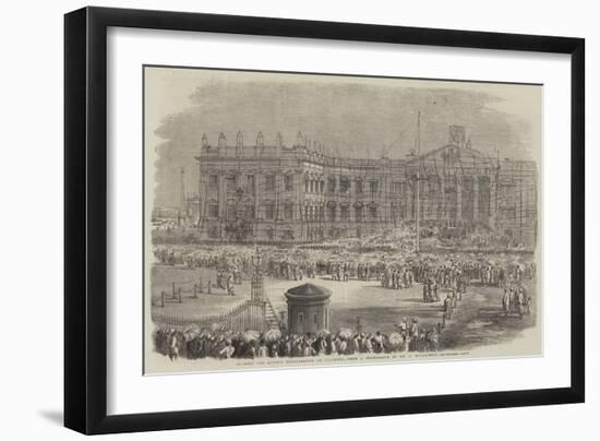 Reading the Queen's Proclamation at Calcutta-null-Framed Giclee Print