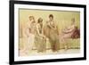 Reading the Story of Oenone, c.1883-Francis Davis Millet-Framed Giclee Print